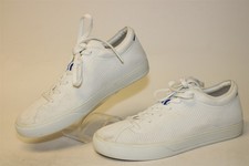 Rothy's The Lace Up Sneakers Womens Size 9 40 Bright White Knit Low Casual Shoes