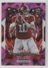 2021 Panini Prizm Draft Picks All-American Purple Ice 47/149 Mac Jones #183 0sf1