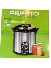 NEW Presto Precise 17 Quart Digital Pressure Canner 02152