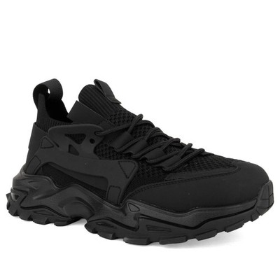 La Conte Herren Schwarze Sneaker Freizeit LAC3969-25225