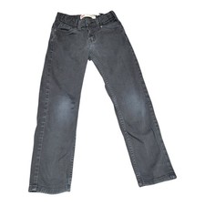 Levi's  Boys' 502 Regular Taper Faded Black/Dark Gray Jeans  Size 8