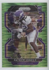 2021 Panini Prizm Rookie Neon Green Pulsar Prizm Patrick Jones II #437 01sb