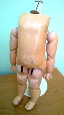 17" Bebe Jumeau Diplome d'Honneur Antique Wood/Composition Doll's Body c1900