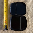 Vintage Art Deco Double Sided Cigarette Cheroot Case Black Geometric Arrow 1930
