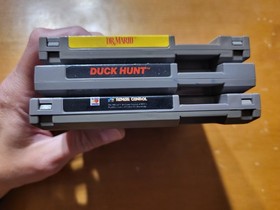 LOT Nintendo NES Dr Mario Duck Hunt MTV Remote Control CARTRIDGES UNTESTED