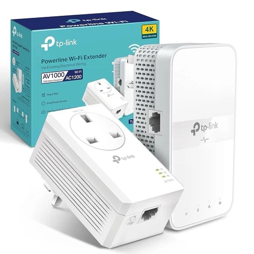 TP-Link TL-WPA7617 AV1000 Powerline Adapter WiFi Extender Kit