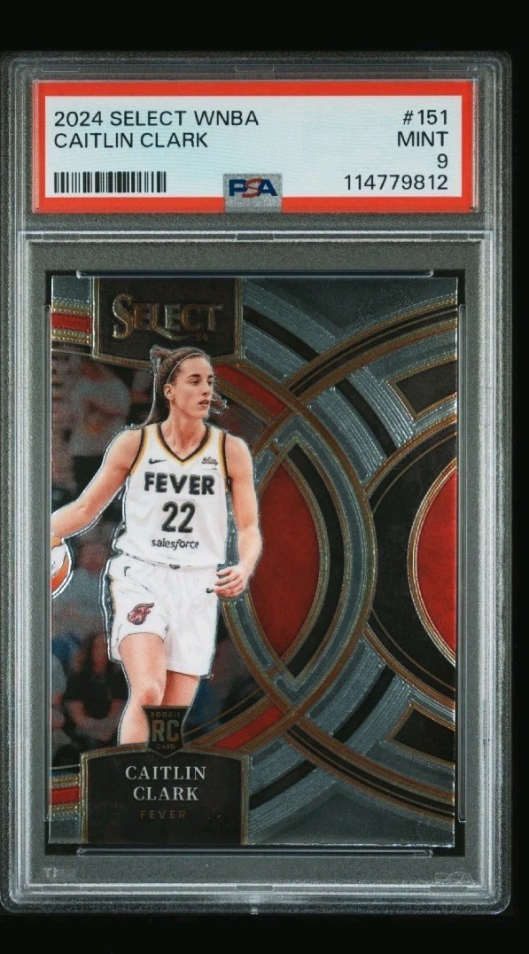 2024 PANINI SELECT WNBA #151 CAITLIN CLARK Premier ROOKIE RC PSA 9 7A