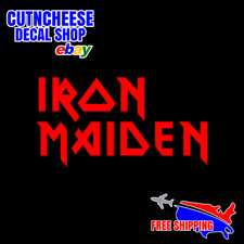 Iron Maiden Sticker, Custom Cut Vinyl Decal