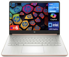 HP 14 14.0" 1366x768 Intel Celeron N4500 16GB RAM 512GB SSD Windows 11 Pro