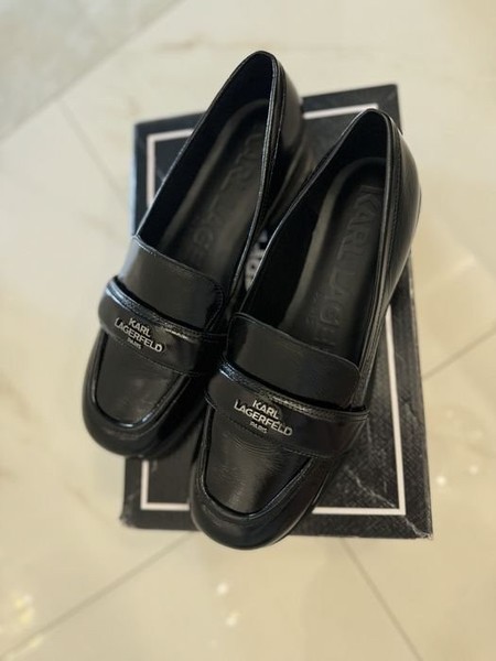 Women Karl Lagerfeld Loafers Black 38.5
