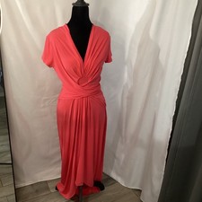 💟 Michael Michael Kors Dress Womens  pink Dress Gold Logo Size Medium Dress Up