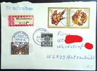 Federal FRG Mi 499 + 1442 - 1443 set Christmas MIF R-letter Nordhausen Woffleben