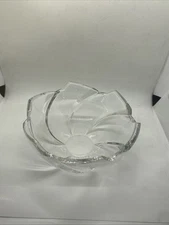Authentic Vintage Tiffany Co. Crystal Modern Bowl