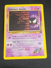 Sabrina's Gastly (96) Pokemon Gym Challenge #096/132 MP on eBay