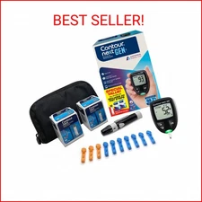 Ascensia CONTOUR NEXT GEN Blood Glucose Monitor All-In-One Kit with 20 Test Stri
