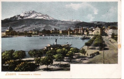 Luzern. Promenade u. Pilatus
