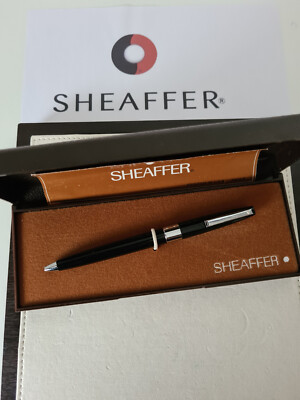 Sheaffer Imperial 390 Kugelschreiber schwarz/chrom in Box Vintage