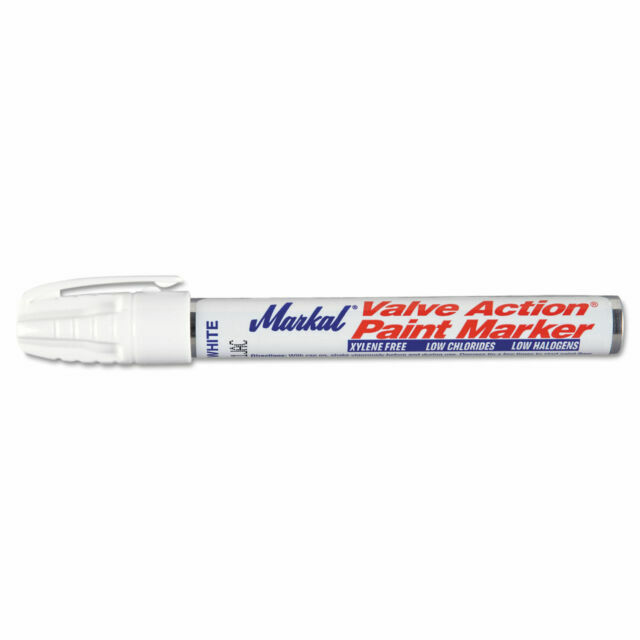 Amazon Com Markal Pro Line Fine Tip Liquid Paint Marker With 1 16 Bullet Tip Black Pack Of 12 Industrial Scientific