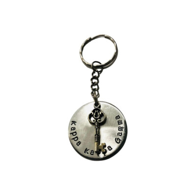 Kappa Kappa Gamma KKG Key Sorority Mascot Charm Keychain