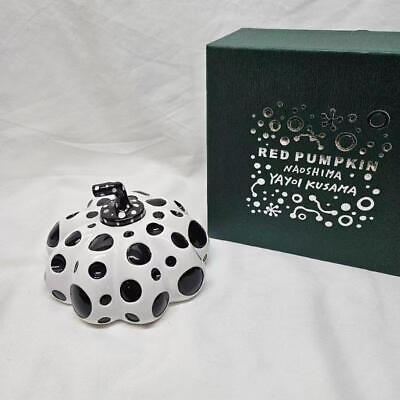 Yayoi Kusama Naoshima Pumpkin White & Black W/BOX F/S FEDEX Yayoi Kusama Naoshima Pumpkin White & Black W/BOX F/S FEDEX