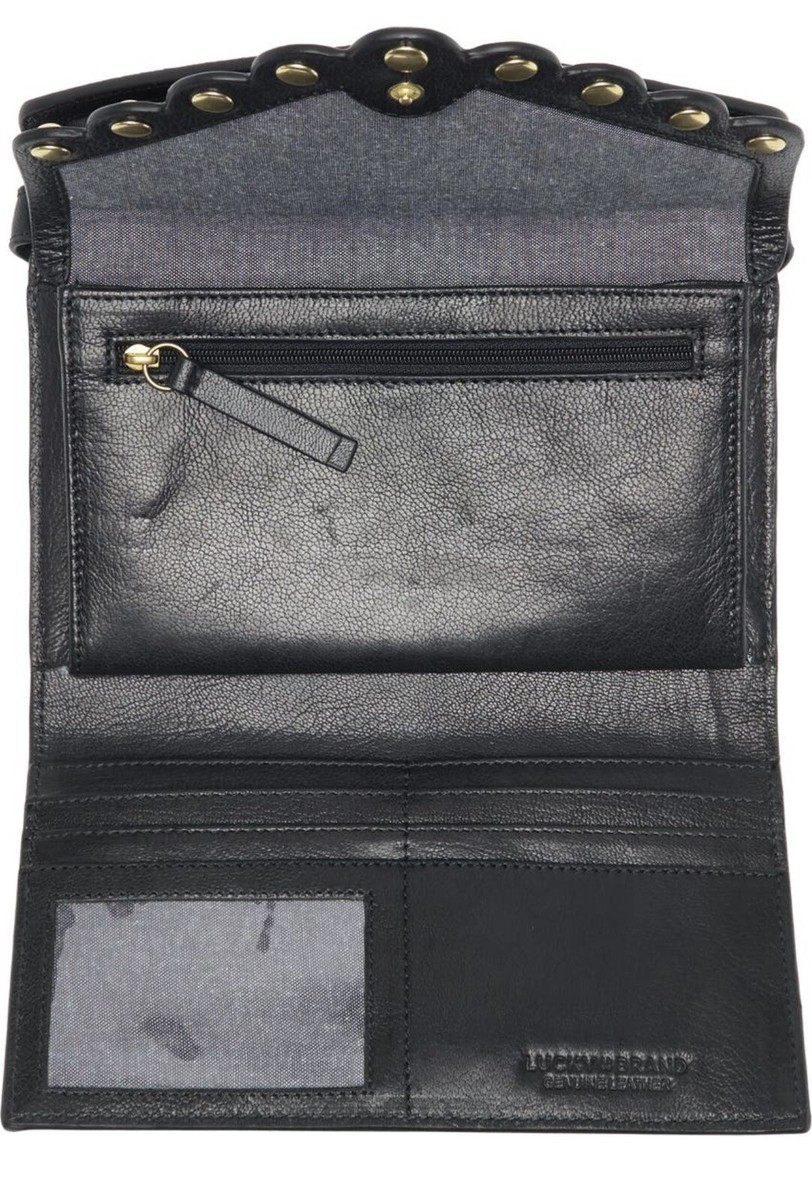 NWT Lucky Brand Ruth Scalloped Crossbody Bag | eBay