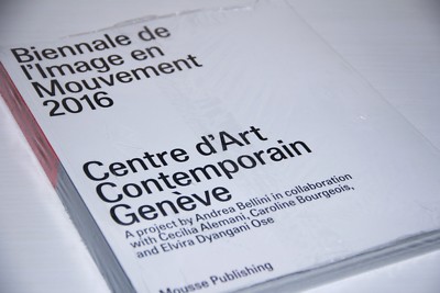 Katalog Biennale de l'Image en Mouvement 2016 Edizione Bilingue Arte