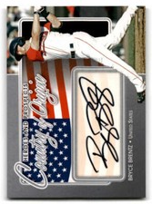 2011 ITG Country of Origin AUTO Silver #BBR Bryce Brentz *#/40 (ref 207864)