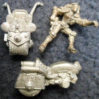 1985 Judge Dredd JD2 Psi Judge Anderson on Lawmaster (11) Games Workshop 2000 AD