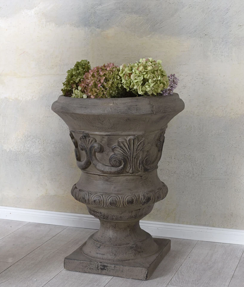 Grosse Kratervase Gartengefäss Barock Amphore Gartenvase Antik Blumentopf Garten - Bild 4 von 4