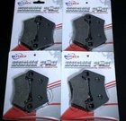 F+R Brake Pads fit Polaris 700 Ranger 6x6 EFI 2006 09 XP 4x4 2006 & 4x4 EFI LE