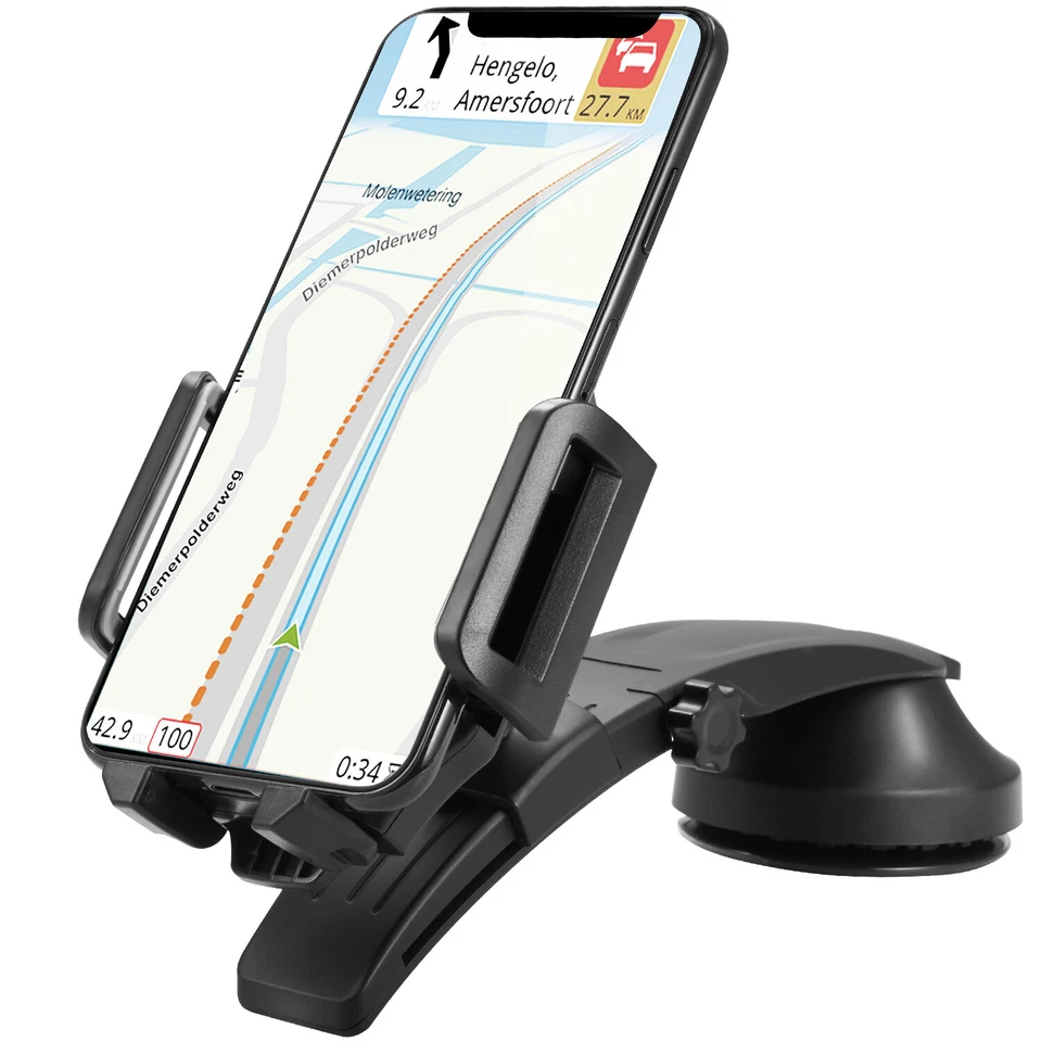 Car Phone Holder Mount Dashboard Windshield Air Vent Clip Cell Phone Holder - Image 4 of 4