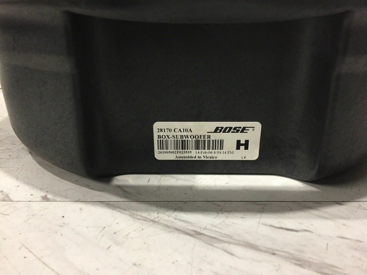 2005-2007 Nissan Murano Bose Sub Woofer Subwoofer Bass Box 28170