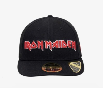 NEW ERA X IRON MAIDEN Metal Plate Low Profile Size Cap, Black