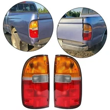 For 1995-2000 Toyota Tacoma Left and Right Brake Tail Light Assembly With Bulbs