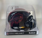 BAS Riddell Mini Helmet ZACK MOSS Buffalo Bills Autographed