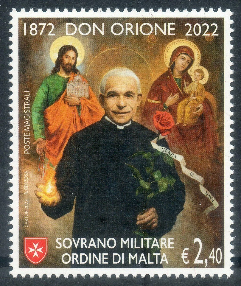 2022 150° anniversario nascita Don Orione - SMOM - singolo