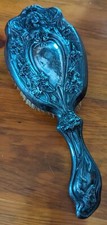 Antique Victorian Styled silverplate Hair Brush 8.5" In Length