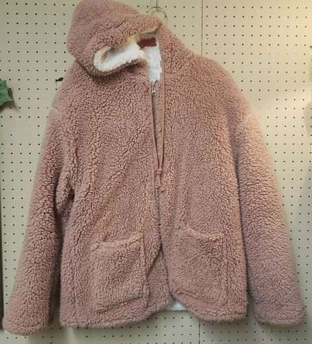 Love Tree Women's Mauve Cream Sherpa 