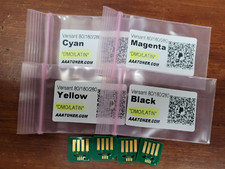 4 Toner Chip for Xerox Versant 80, 180, 280 Press Refill 6R1646 - 6R1649 DMO 