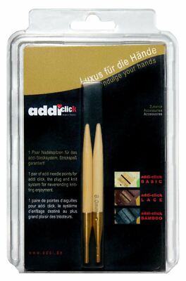 addiClick Natur Bambus austauschbare Rundstricknadelspitzen addi Click