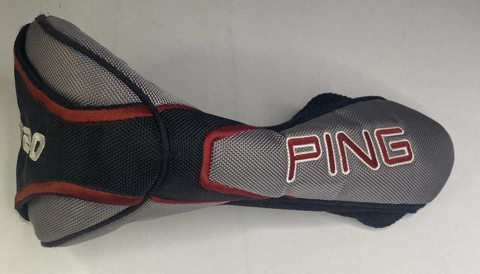 Ping Golf “G20” Driver Gray Black & Red Golf Club Head Cover - Image 2 of 4