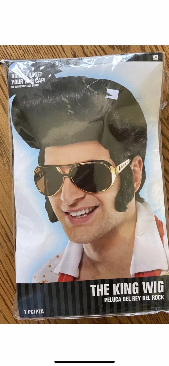 Elvis presley outlet wig and glasses