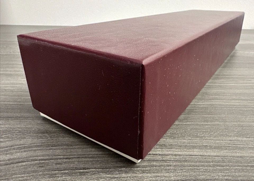 REBOXX Cajas Económicas 13" X 3-1/4" X 2-1/4" Dimensiones Interiores - Borgoña Top ¡NUEVO! Foto 2 de 4