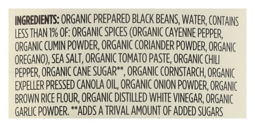 Premium Organic Spicy Black Beans, 15 Ounce - Non-GMO & Fiber-Rich - Picture 11 of 11
