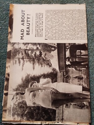 Sk102 Ephemera 1949 Artikel Miss Italy Tilde Pistille 