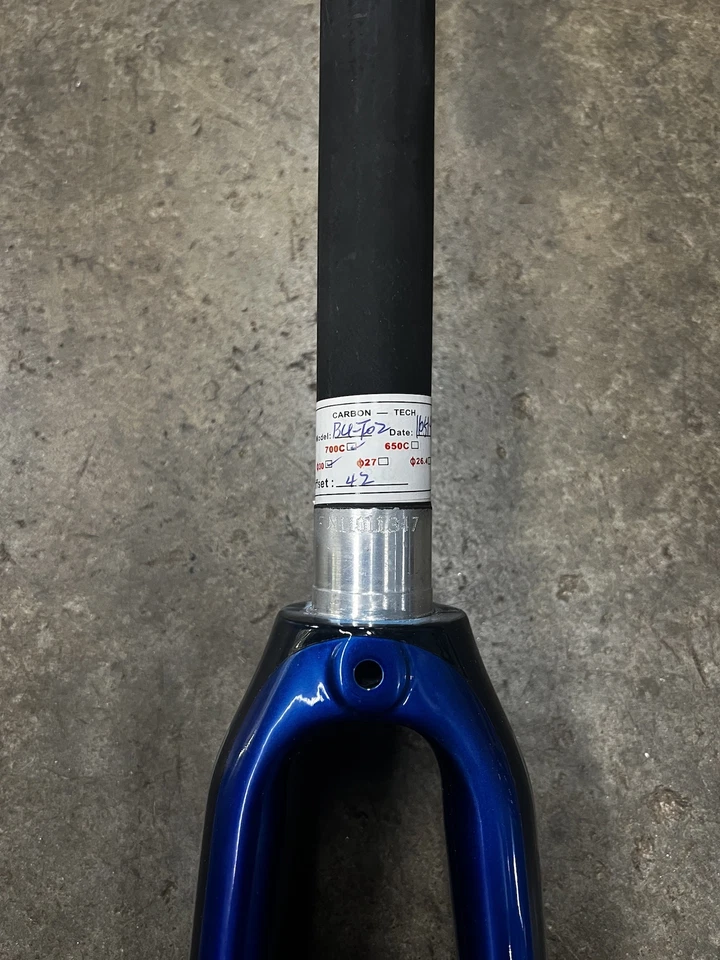 Blue Competition Cycles Triad SL Carbon Bicycle Fork New - Image 4 of 4