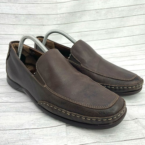 Mephisto Para Hombre Cuero Marrón Aire Informales Mocasines Talla 9.5 EE. UU. 9 EU | eBay