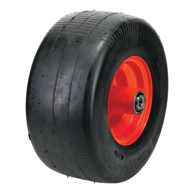 Bad Boy Pneumatici Flat Free Per Rasaerba – 2 Pezzi 11x6-5 Con Cerchio Nero, Lisci E Resistenti