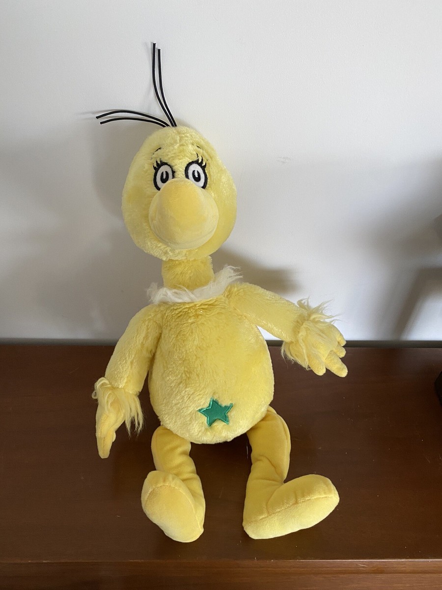 Dr. Seuss Yellow Bird Sneetches W/Star Plush Stuffed Animal - 16