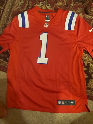 Nike Cam Newton New England Patriots Red Alternate Game Jersey